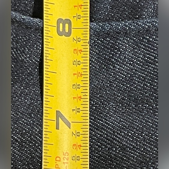 Loft Denim approx size  4, Dark Wash Jeggings Skinny Blue Jeans, zip‎ closure - Picture 9 of 10